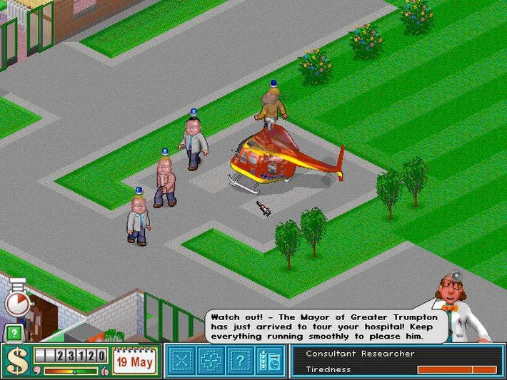 Изображение игры: Theme Hospital