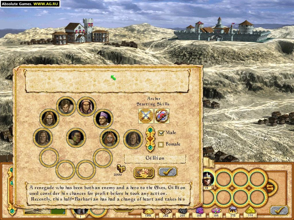 Изображение игры: Heroes of Might and Magic 4