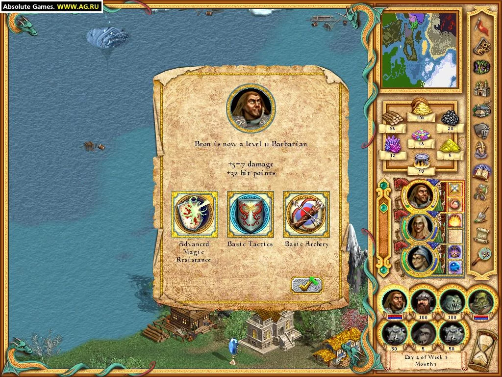Изображение игры: Heroes of Might and Magic 4