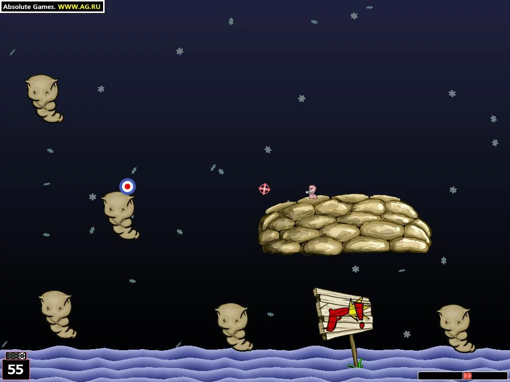 Изображение игры: Worms World Party