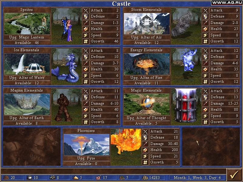 Изображение игры: Heroes of Might and Magic 3: Armageddon's Blade