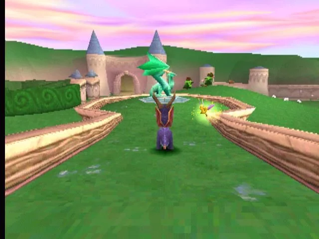 Изображение игры: Spyro the Dragon