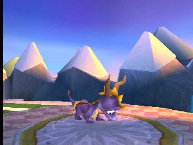 Изображение игры: Spyro the Dragon