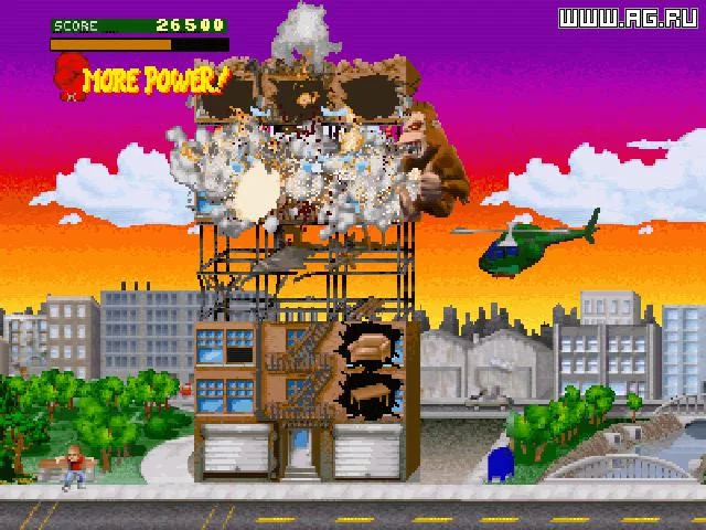 Изображение игры: Rampage World Tour