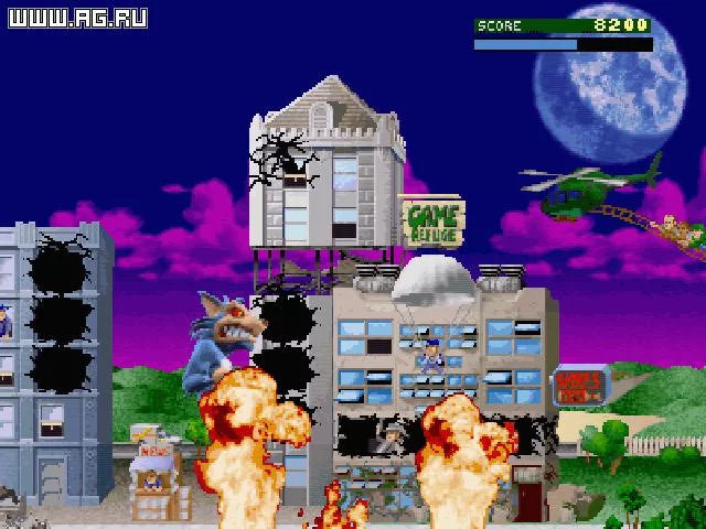 Изображение игры: Rampage World Tour