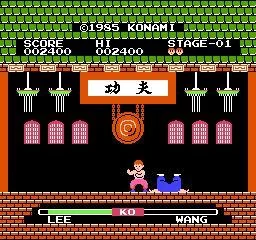 Изображение игры: Yie Ar Kung-Fu (1985)