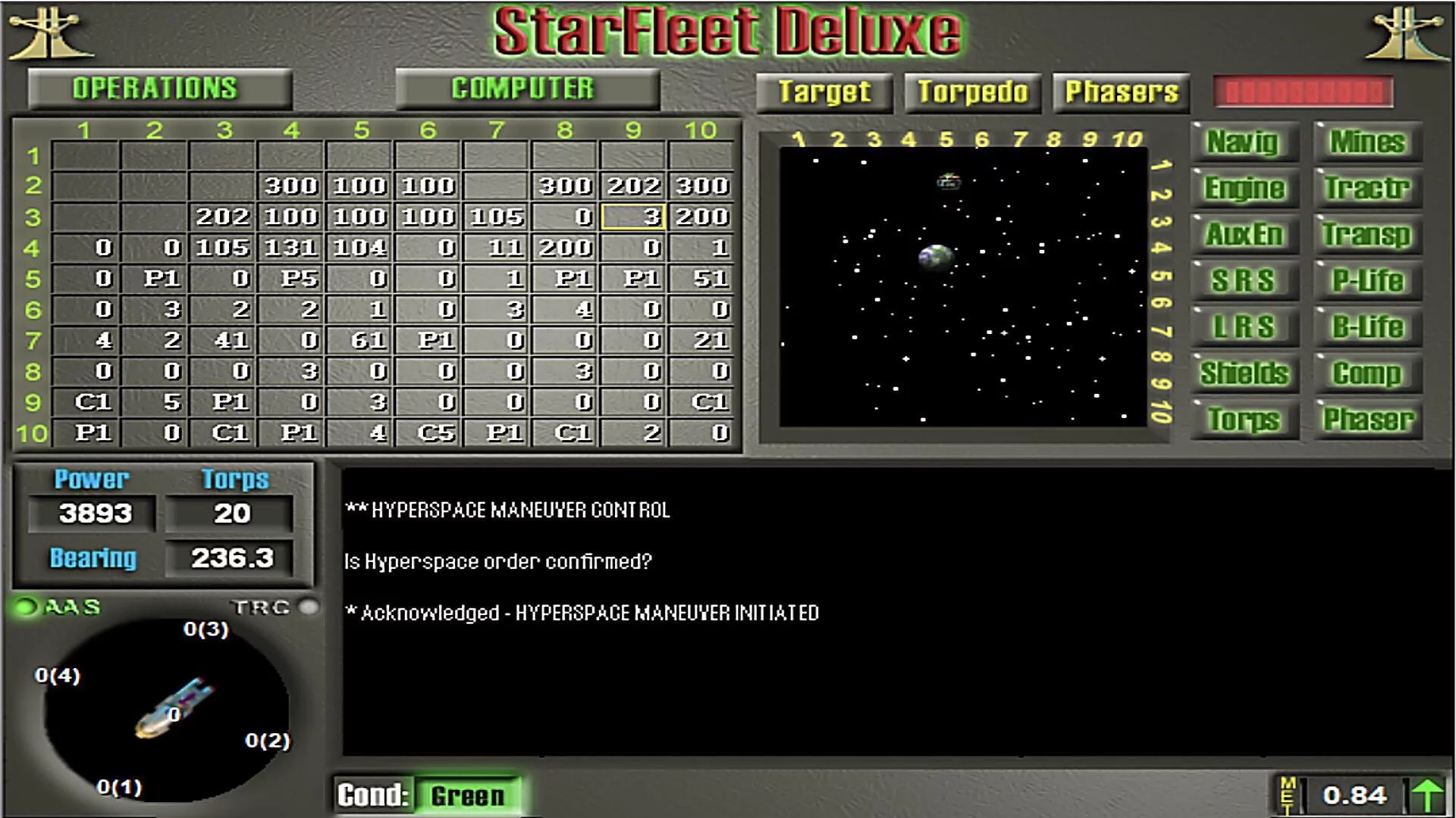 Изображение игры: Star Fleet Deluxe