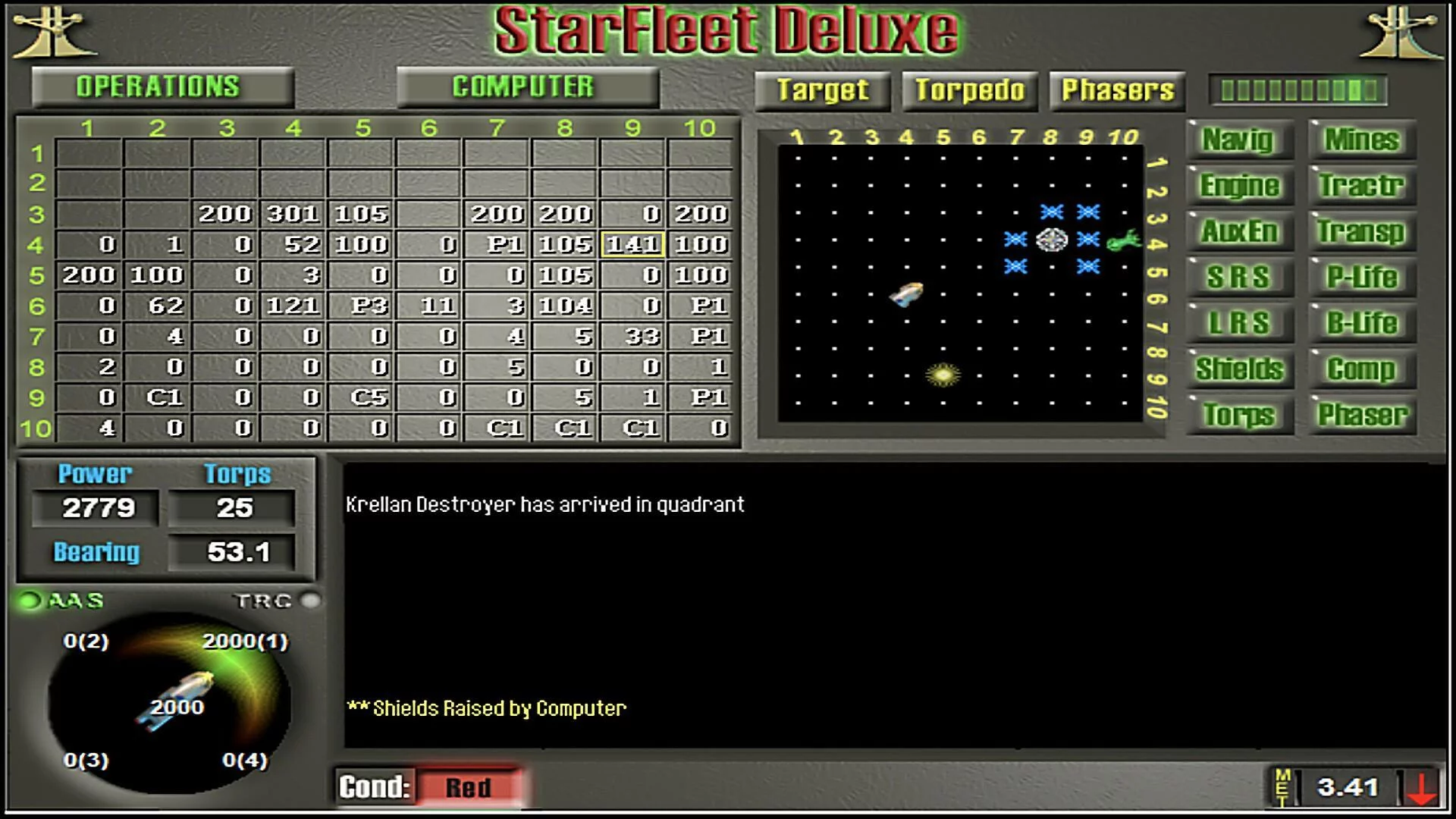 Изображение игры: Star Fleet Deluxe