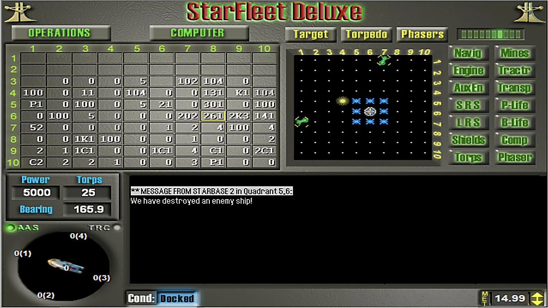 Изображение игры: Star Fleet Deluxe
