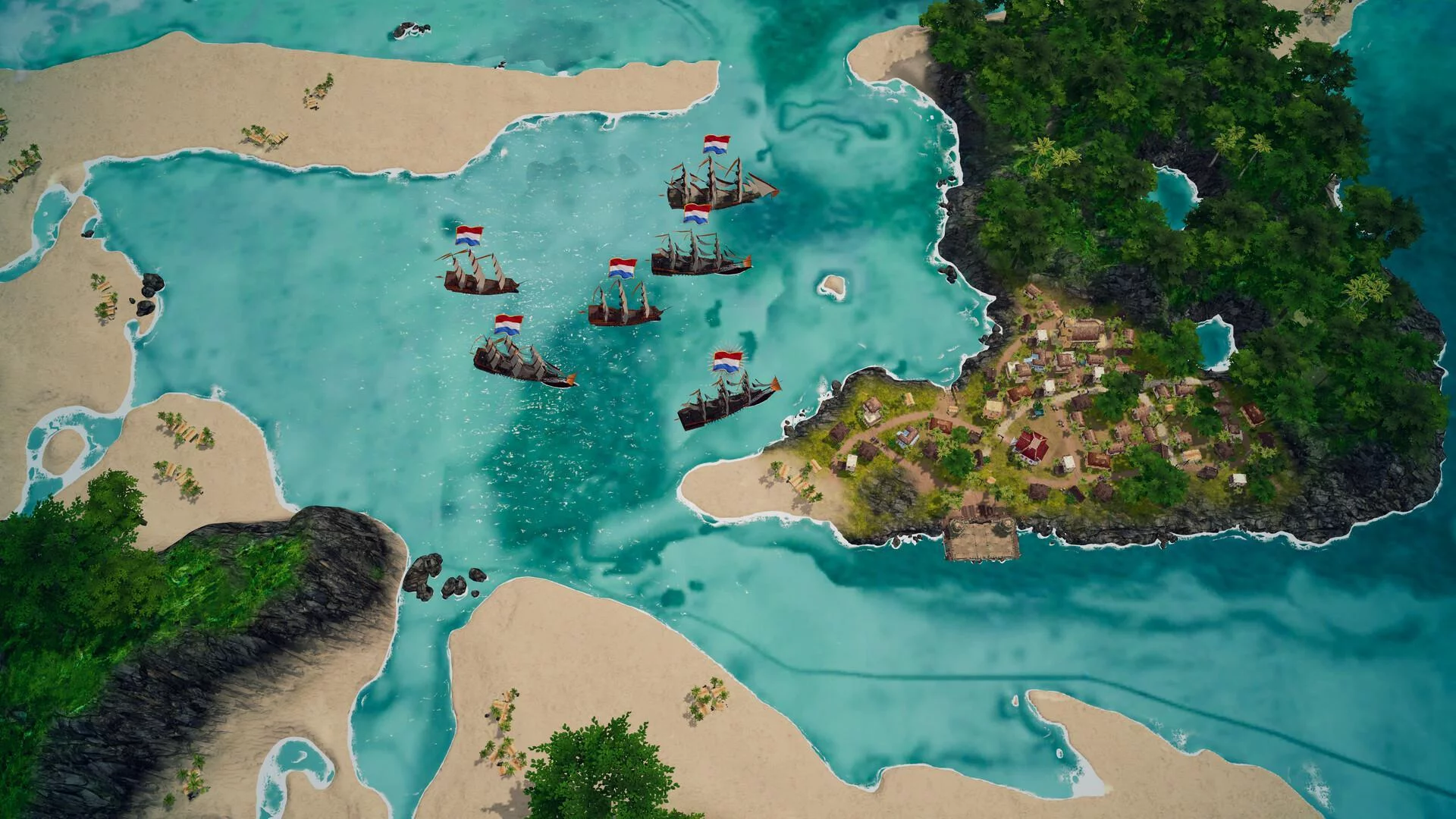Изображение игры: Corsairs - Battle of the Caribbean