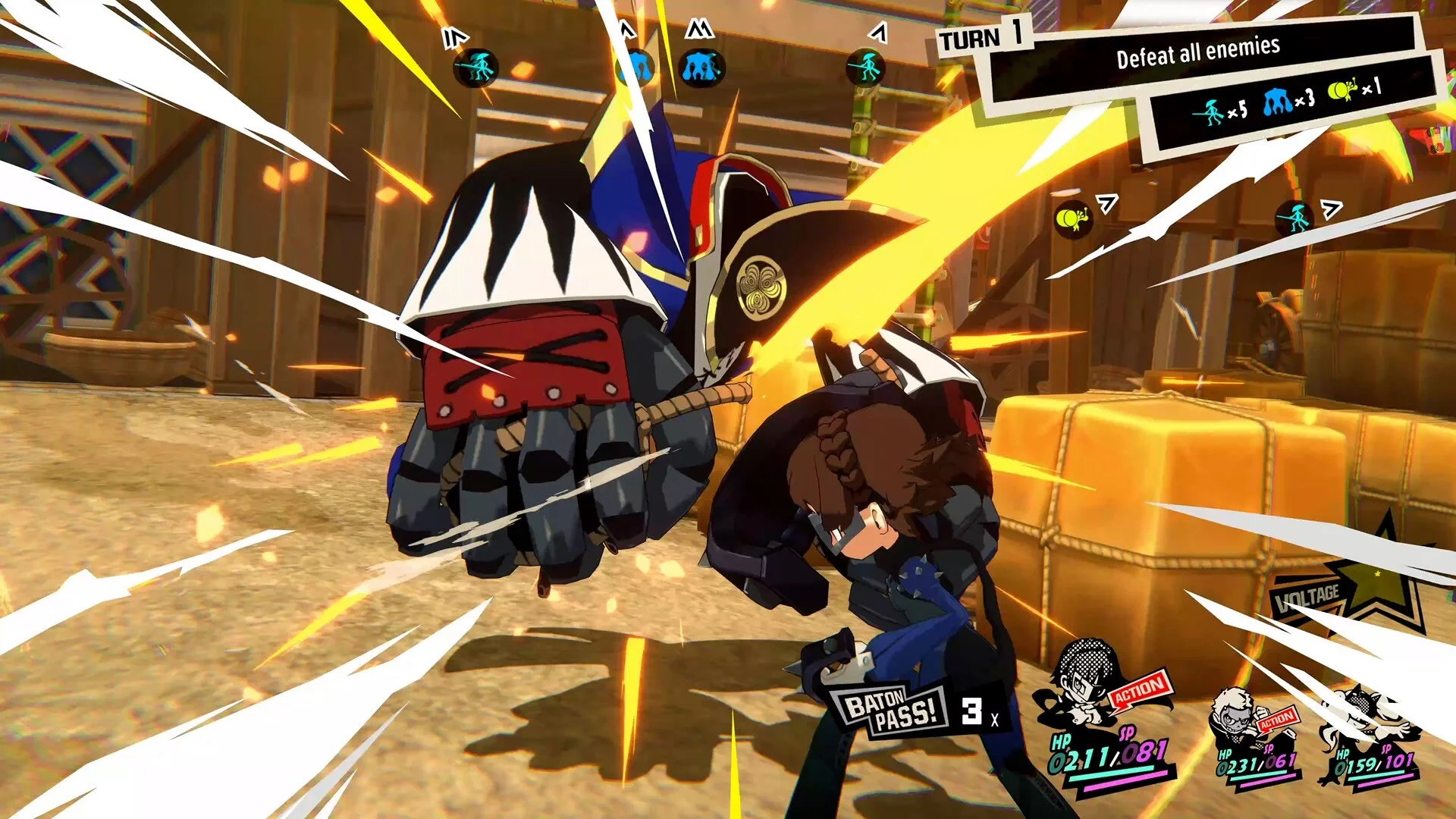 Изображение игры: Persona 5 Tactica