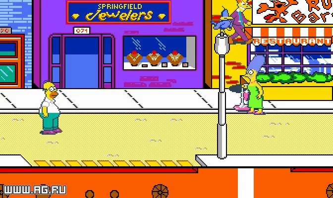 Изображение игры: The Simpsons Arcade Game