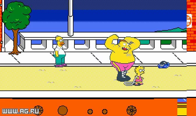 Изображение игры: The Simpsons Arcade Game