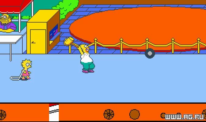 Изображение игры: The Simpsons Arcade Game
