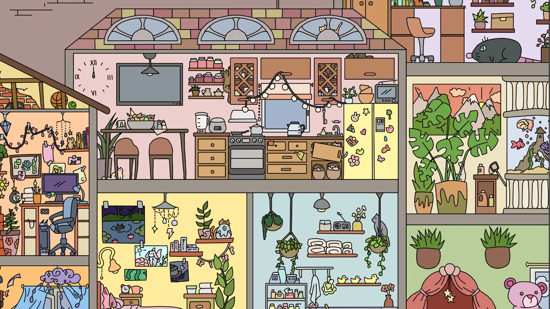 Изображение игры: Hidden Cats: City