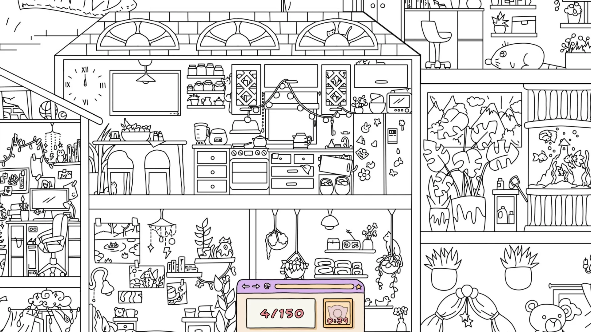 Изображение игры: Hidden Cats: City