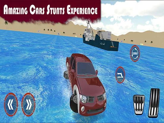 Изображение игры: Real Water Surfer: Epic Beach Car Driving