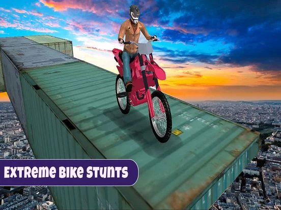 Изображение игры: Extreme Motorbike Ride: Crazy Sky Stunts