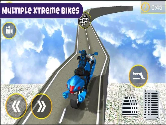 Изображение игры: Extreme Motorbike Ride: Crazy Sky Stunts