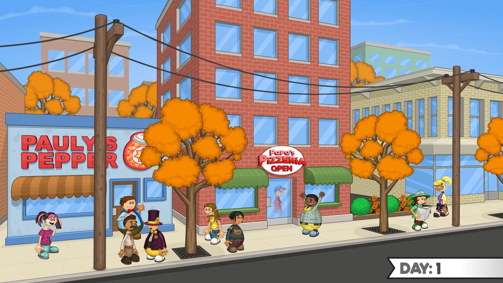 Изображение игры: Papa's Pizzeria Deluxe