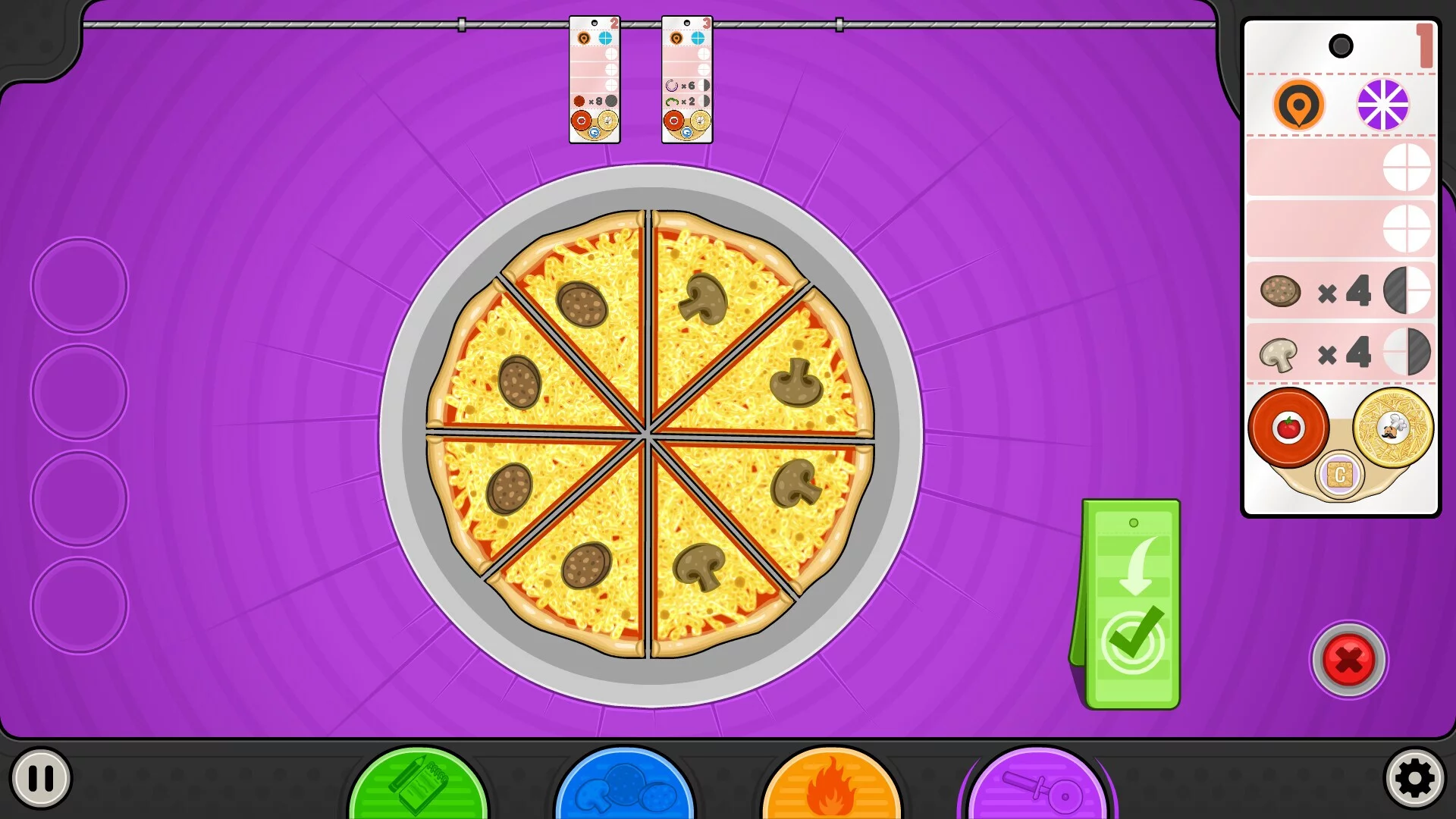 Изображение игры: Papa's Pizzeria Deluxe