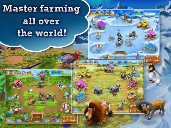 Изображение игры: Farm Frenzy 3 HD. Farming game