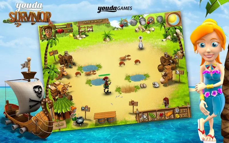 Изображение игры: Youda Survivor