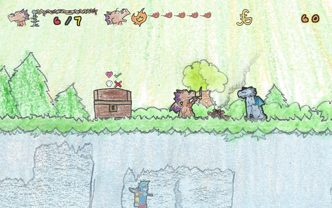 Изображение игры: DRAGON: A Game About a Dragon