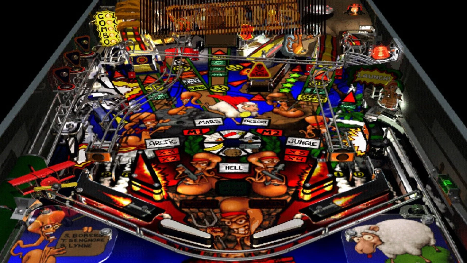 Изображение игры: Worms Pinball