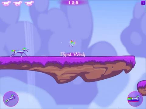 Изображение игры: Robot Unicorn Attack