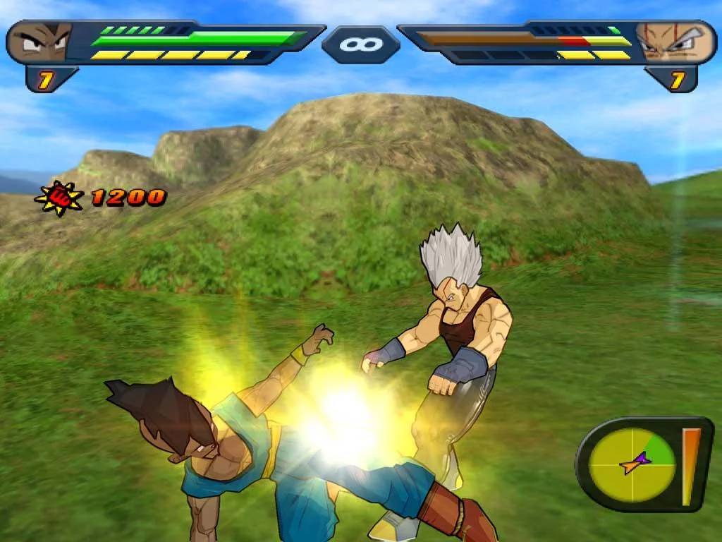 Изображение игры: Dragon Ball Z: Budokai Tenkaichi 2
