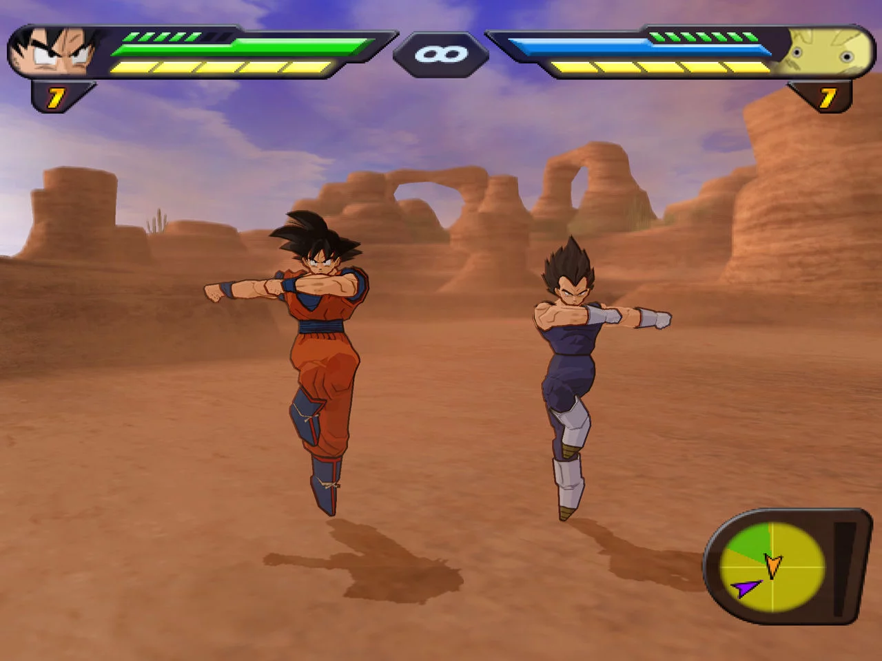 Изображение игры: Dragon Ball Z: Budokai Tenkaichi 2