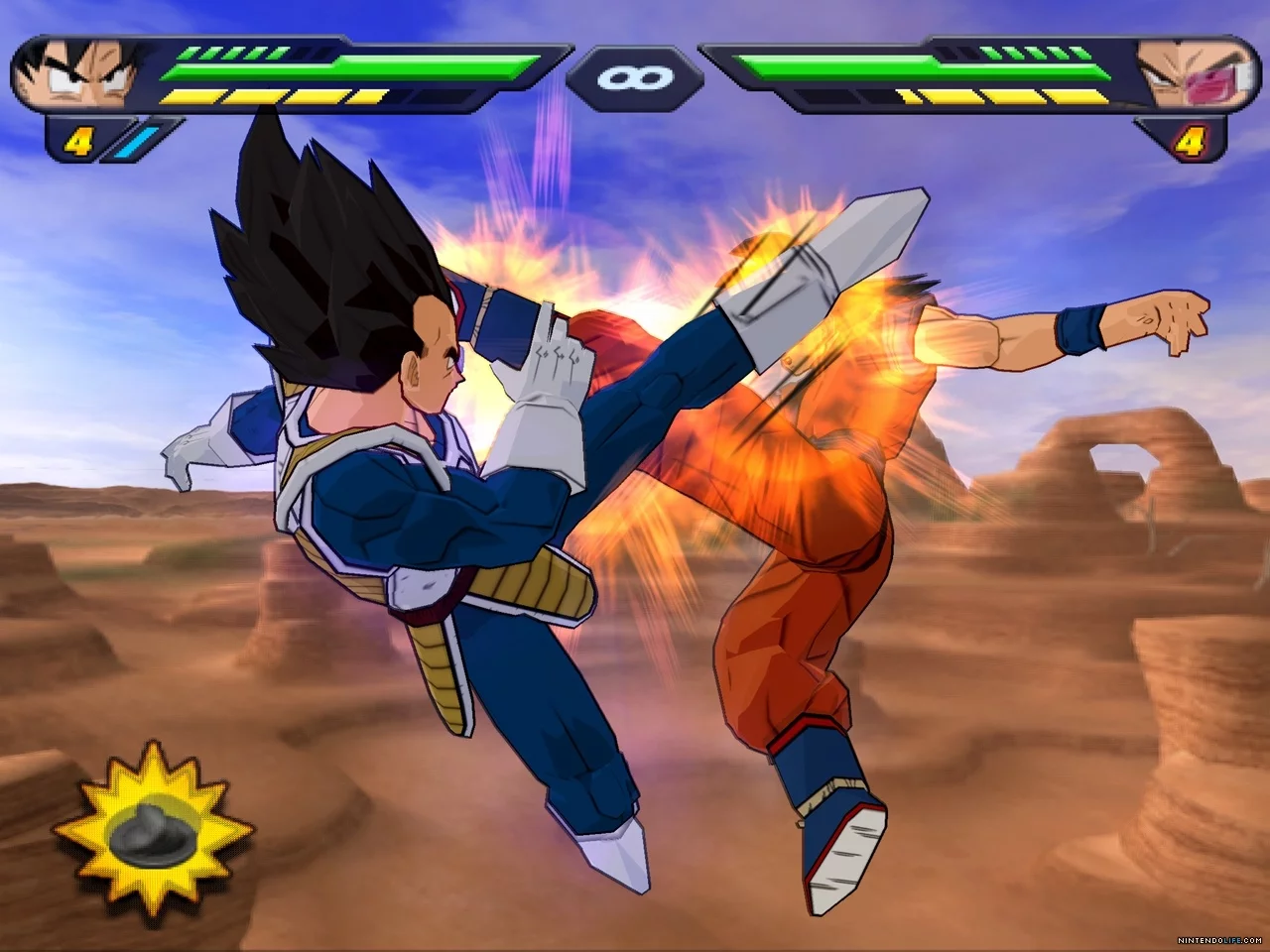 Изображение игры: Dragon Ball Z: Budokai Tenkaichi 2