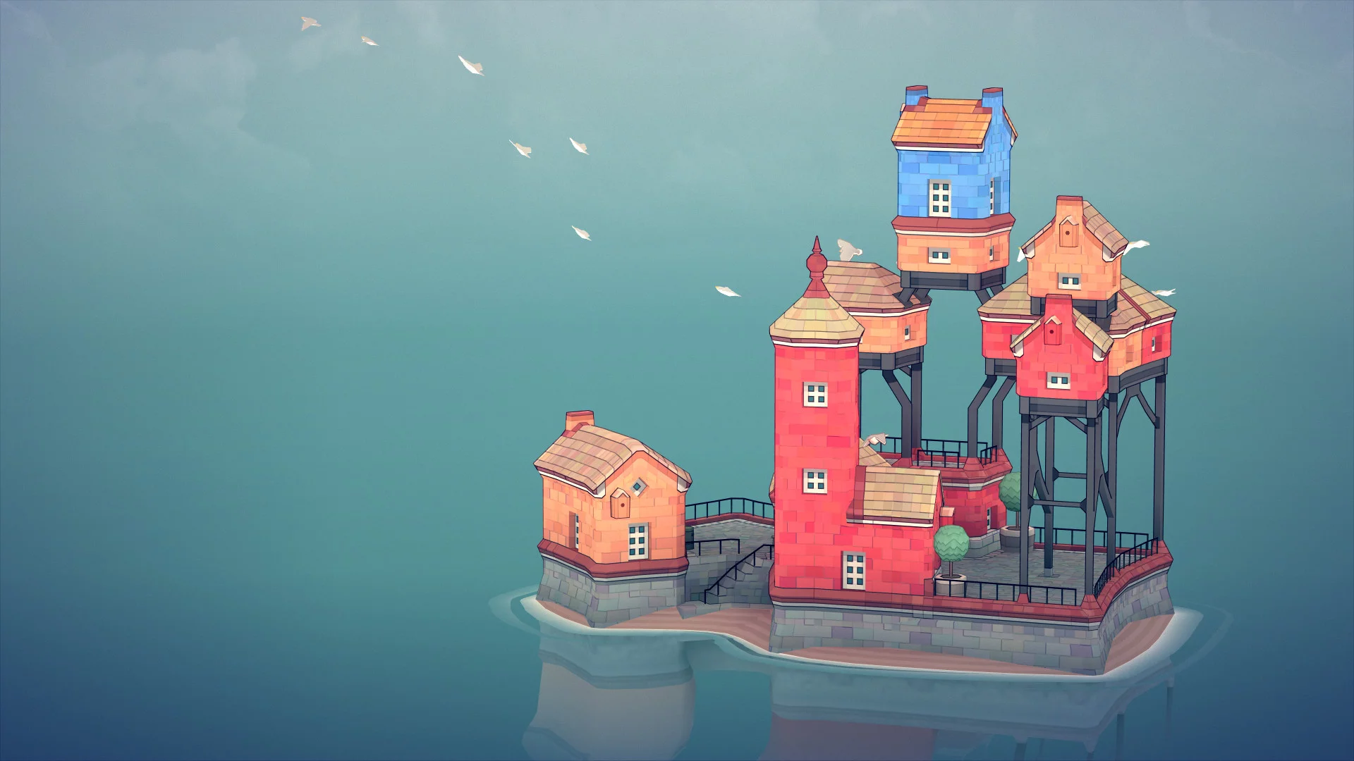 Изображение игры: Townscaper