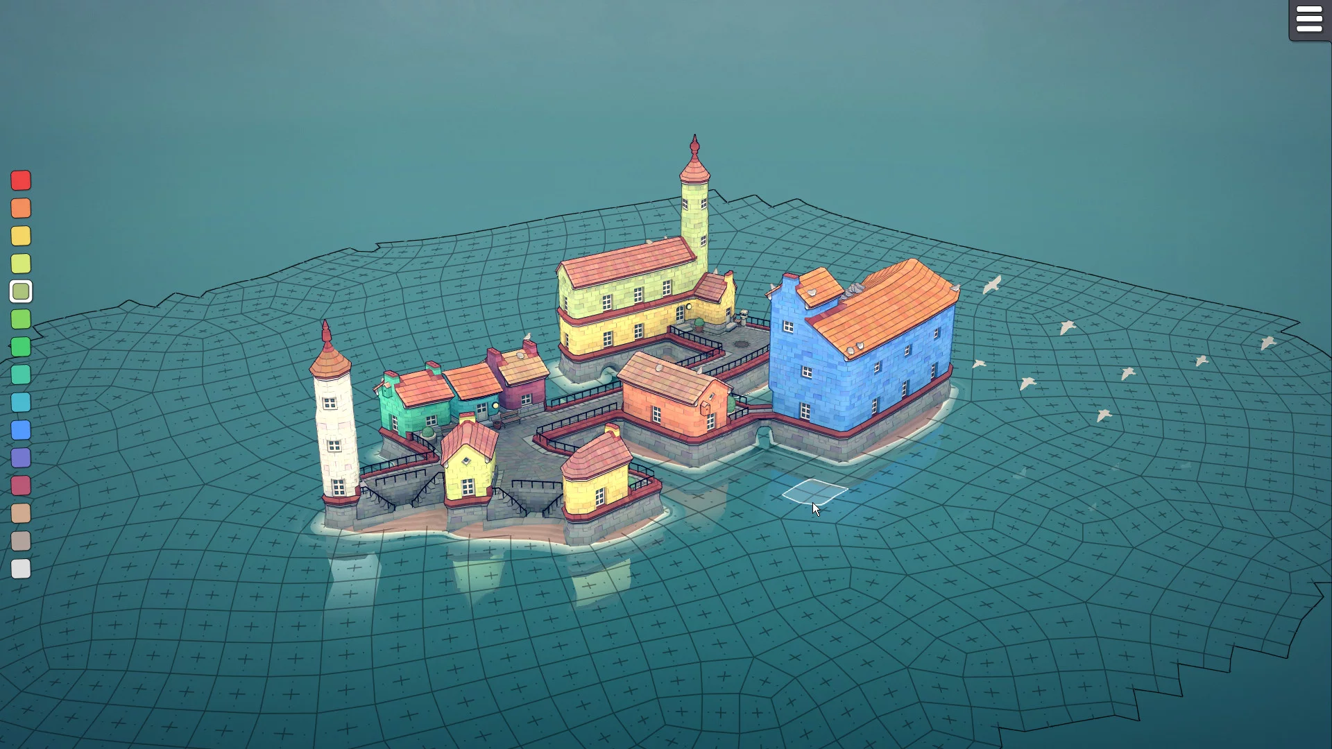 Изображение игры: Townscaper