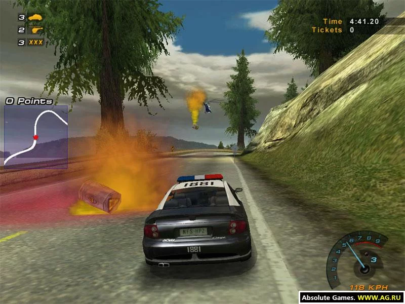 Изображение игры: Need for Speed: Hot Pursuit 2