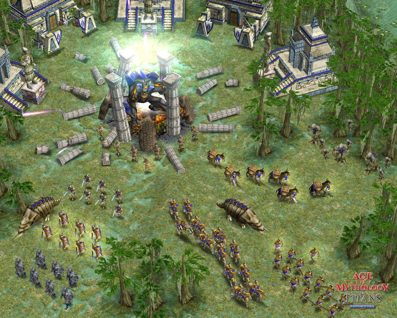 Изображение игры: Age of Mythology: The Titans