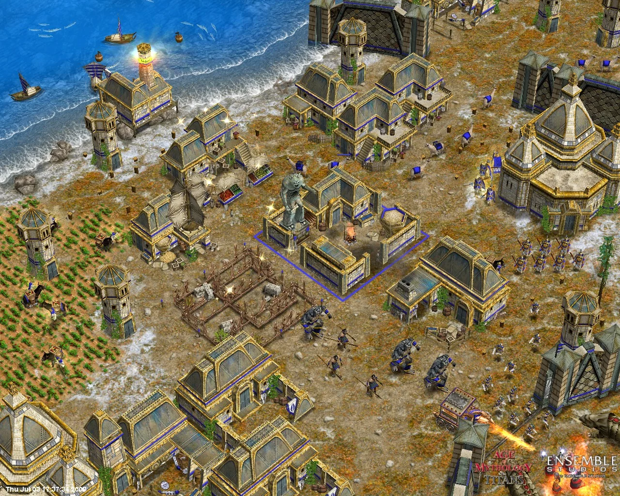 Изображение игры: Age of Mythology: The Titans