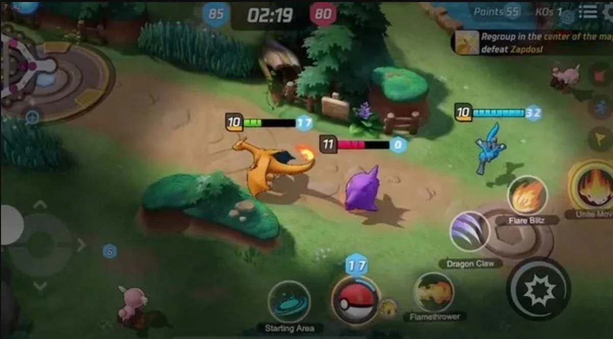 Изображение игры: Pokémon Unite