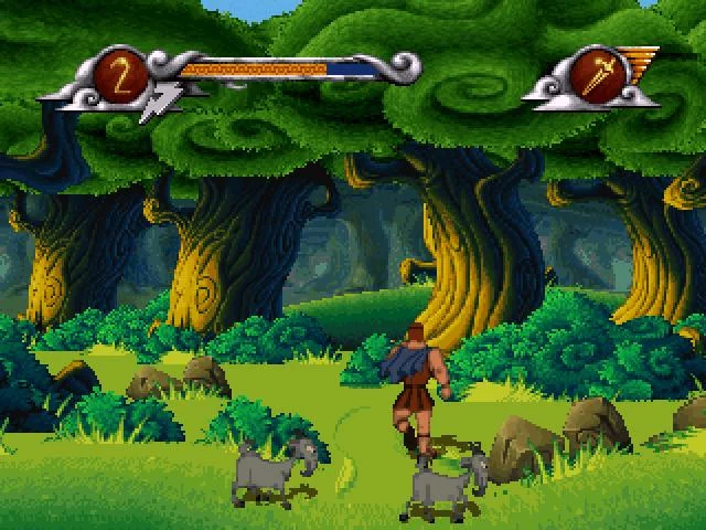 Изображение игры: Disney's Hercules: The Action Game
