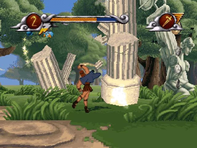 Изображение игры: Disney's Hercules: The Action Game