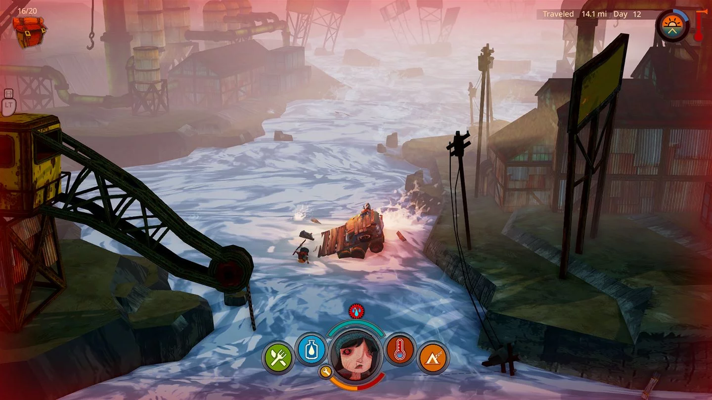 Изображение игры: The Flame in the Flood