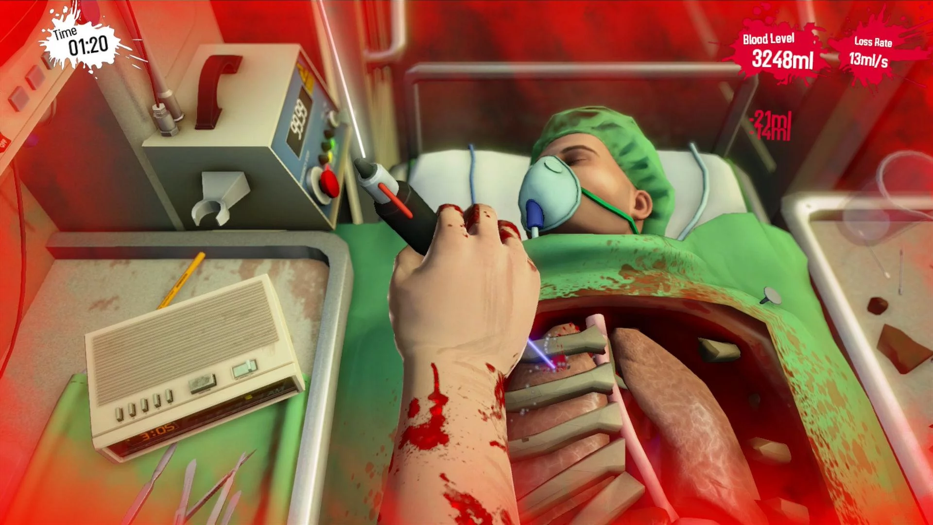 Изображение игры: Surgeon Simulator