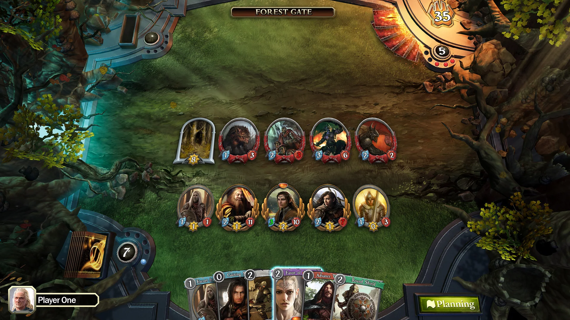 Изображение игры: The Lord of the Rings Living Card Game