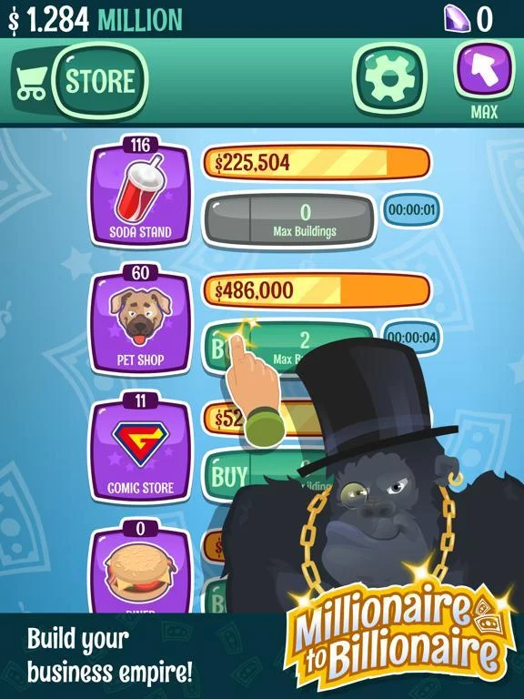 Изображение игры: Millionaire To Billionaire - Clicker Game