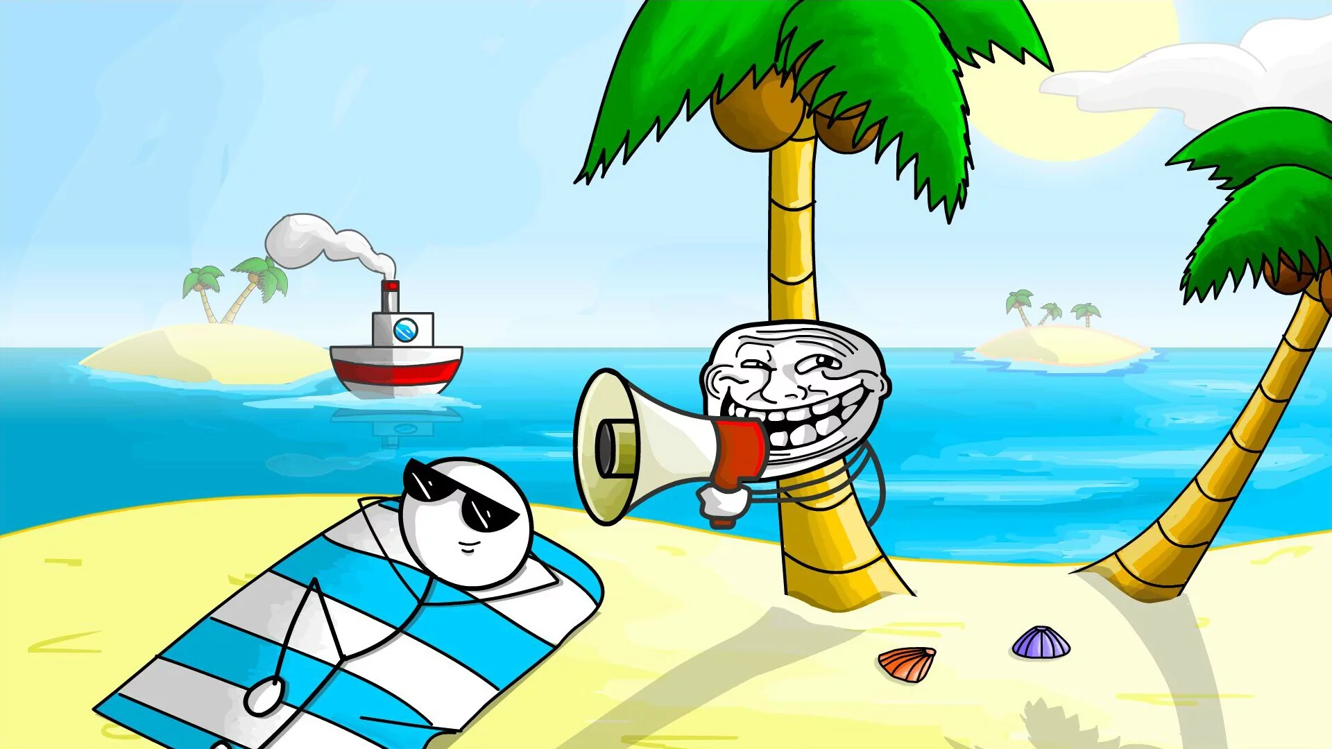 Изображение игры: The Trolling Adventure