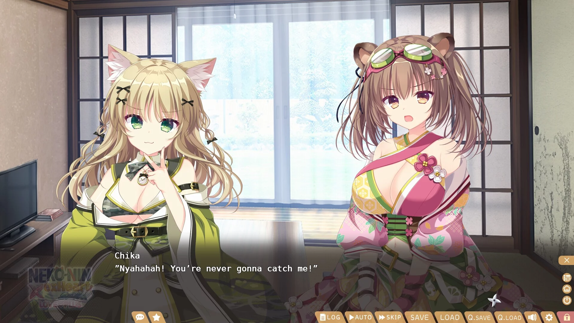 Изображение игры: NEKO-NIN exHeart SPIN! LOVE+PLUS