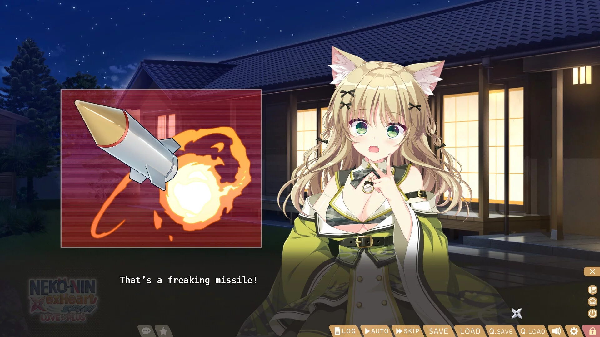 Изображение игры: NEKO-NIN exHeart SPIN! LOVE+PLUS
