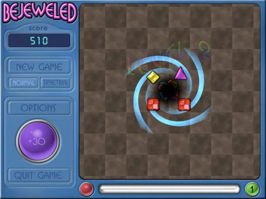 Изображение игры: Bejeweled