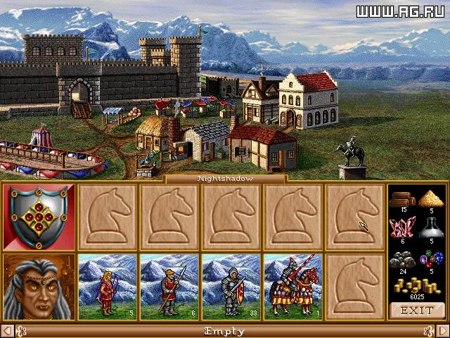 Изображение игры: Heroes of Might and Magic 2: The Succession Wars